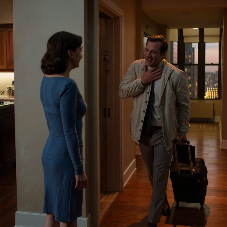 I Found Out My Husband Had Gone On A Secret 15-Day Trip With The Woman He Called His “Work Wife.” When He Came Home, I Asked One Simple Question That Erased The Smile From His Face: “Do You Know What Condition She Has?” He Rushed To The Doctor, But The Truth Was Already Waiting For Him.