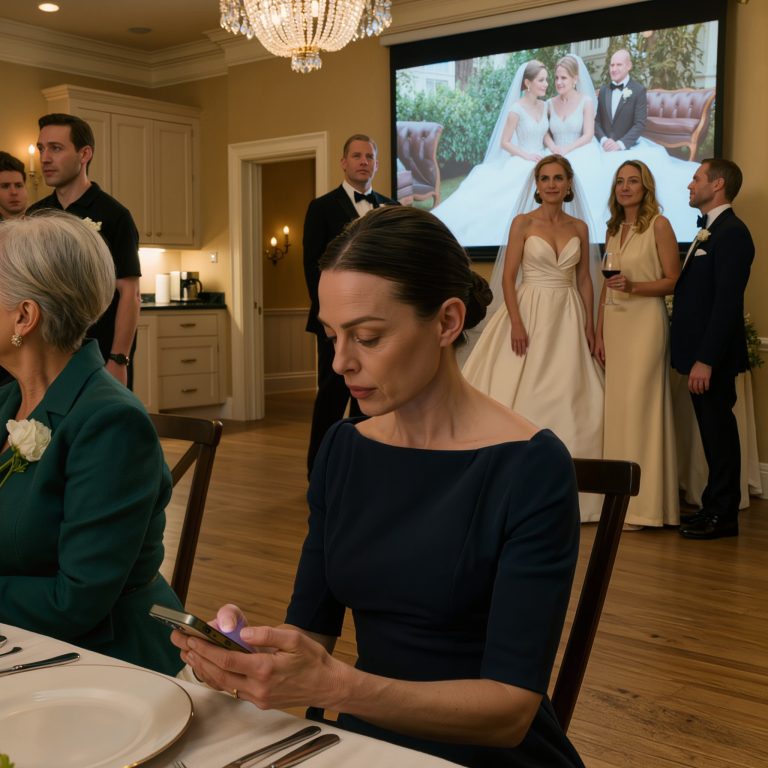 At My Sister’s Wedding Reception, The Screen Lit Up With A List Meant To Humiliate Me. The Room Burst Into Laughter. My Sister Smirked And Said, “Don’t Laugh Too Hard, She Might Take It To Heart.” Mom Swirled Her Wine. Dad Smiled And Said, “It’s Only A Joke, Sweetheart.” I Reached For My Phone, Typed One Word — “Begin.” THE ROOM FELL COMPLETELY SILENT.