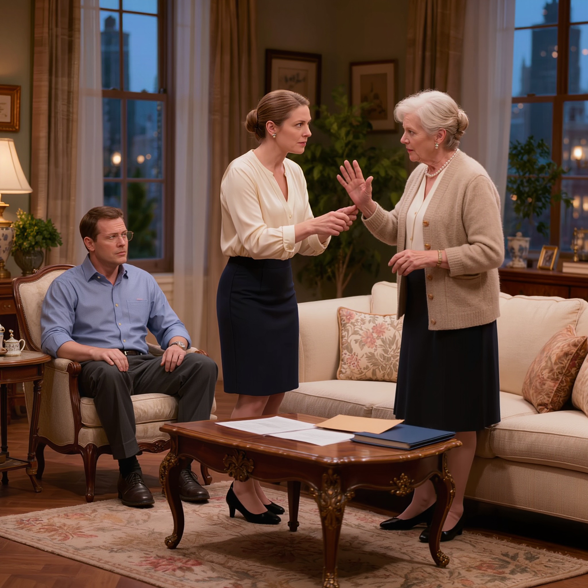 My Mother-In-Law Lashed Out At Me, But I Calmly Stopped Her Hand. The Whole Room Went Silent. I Looked At Her And Said, “That’s Enough. From This Moment On, Your Lives…” HAVE NOTHING TO DO WITH ME!