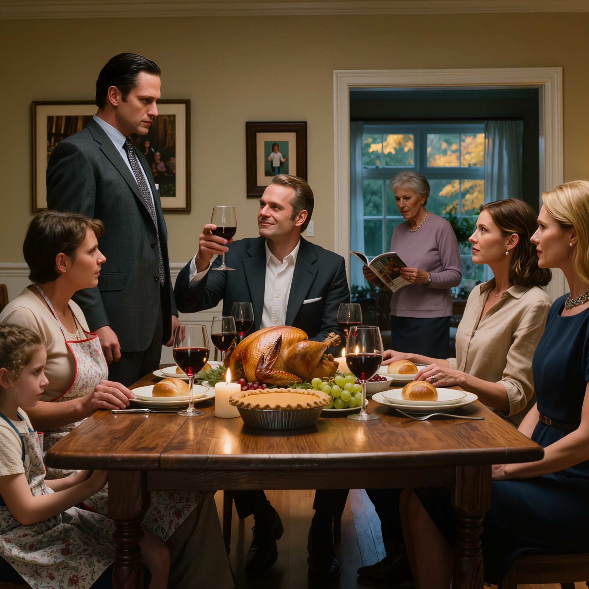 At Thanksgiving, My Dad Toasted: “One Daughter Is A Doctor, The Other One Is A Maid,” Then Laughing With 14 People Present. When My Mom Tried To Toast My Sister Again, I Stood Up Slowly… WHAT I SAID NEXT… NOBODY COULD BELIEVE.