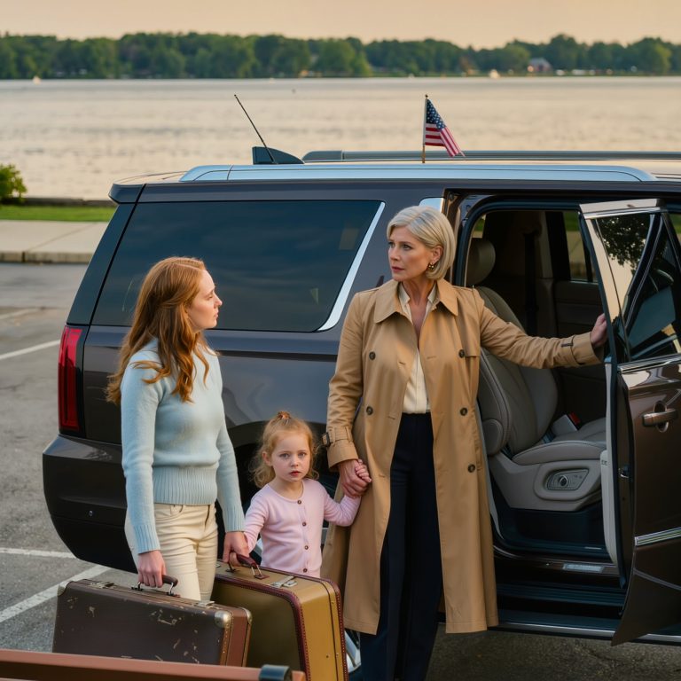 I saw my daughter and granddaughter at the park with two suitcases beside them. I asked why she wasn’t at my company. Choking back tears, she said that she had been let go because her father-in-law thought my family was not good enough. I smiled, opened the car door, and said, ‘Get in.’ By the time he met the person truly in charge, it was too late.