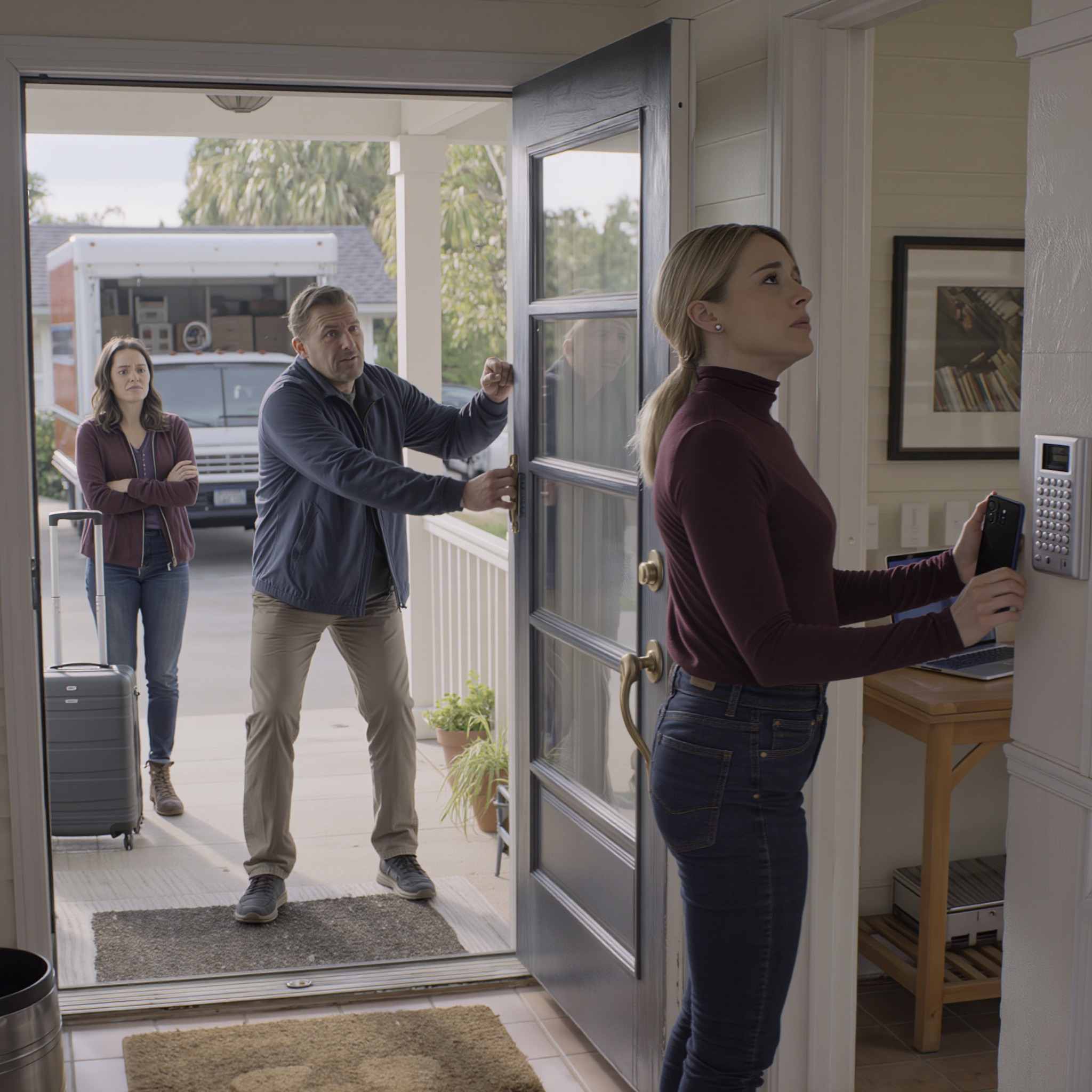 “My brother texted, ‘We’re moving into your house Friday. Mom already agreed,’ and by noon the next day he was in my driveway with a U-Haul, my mother was blowing up my phone about ‘family,’ and I was standing inside the house I bought with my own money realizing they had never planned to ask me anything at all.