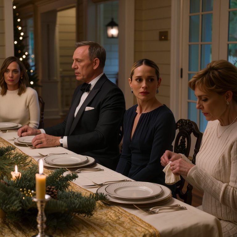 At Christmas Dinner, My Dad Gave Everyone Personalized Gifts. When I Asked If There Was One For Me, He Rolled His Eyes And Said, “You Should Be Grateful You’re Even At The Table.” My Aunt Smiled And Added, “Be Glad We Still Remember Your Name.” Everyone Laughed. I Simply Said, “Good To Know.” Two Months Later, I Made A Quiet Decision. Yesterday, They Drove Three Hours To My House, Banged On My Door, And Pleaded, “We Need To Talk. Please Open Up.”