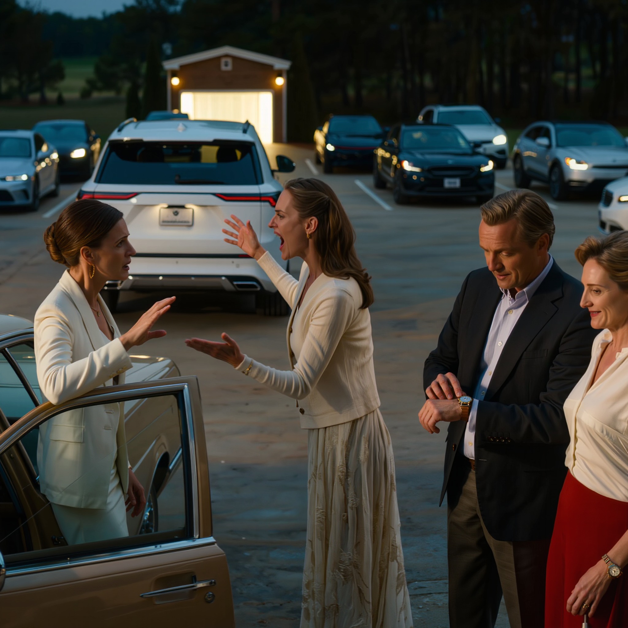 “That Old Honda Makes Us Look Poor,” My Sister Sneered. “Either Get A Decent Car Or Stop Showing Up.” I Stayed Quiet And Drove Home. She Followed Me… And Froze When My Garage Door Opened.