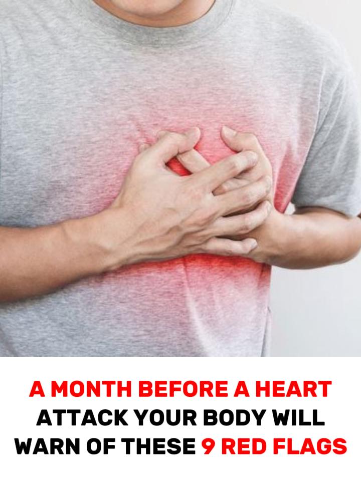 One Month Before a Heart Attack, Your Body Will Alert You: Here Are the 6 Symptoms!