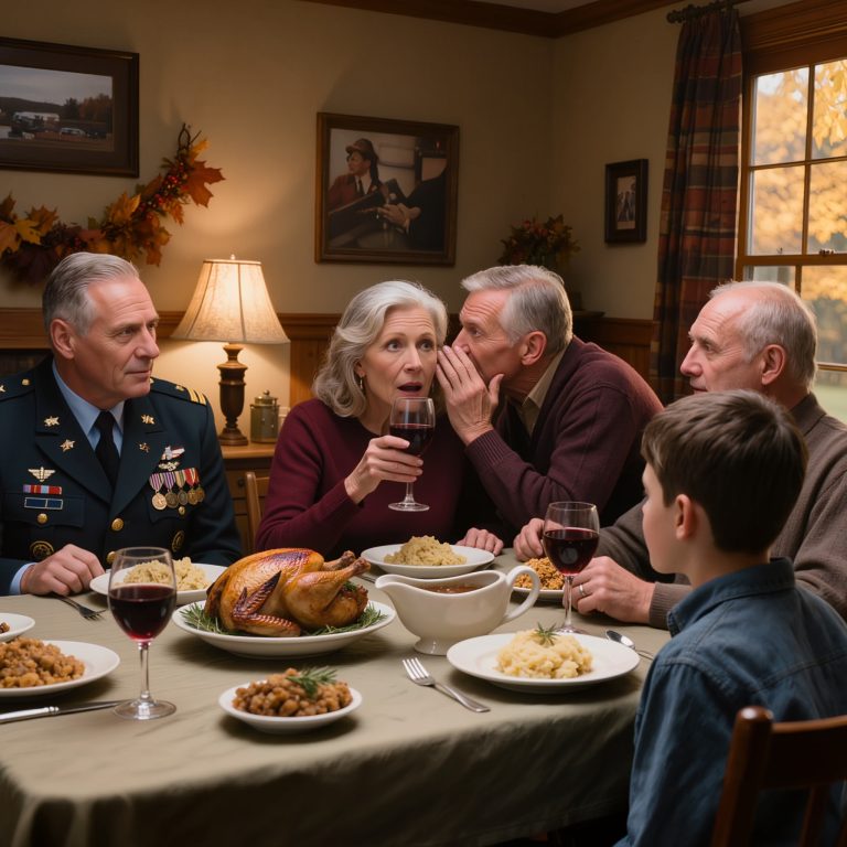 My Family Was Celebrating My Brother’s Return In Uniform, And Everyone Called Him The Hero Of The Family. I Was About To Raise A Toast Until My Husband Leaned In And Whispered, “You Might Want To Look Into His Background First.” I Froze.
