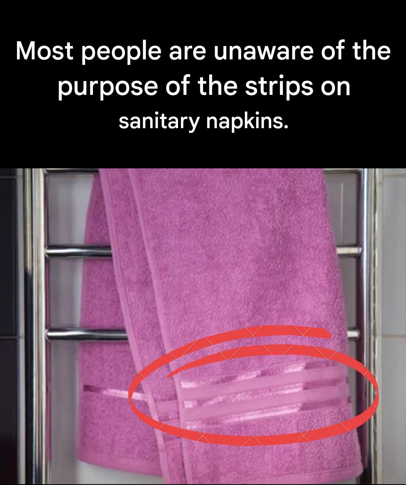 Those strips on your towels have a real purpose… and you might not have known it.