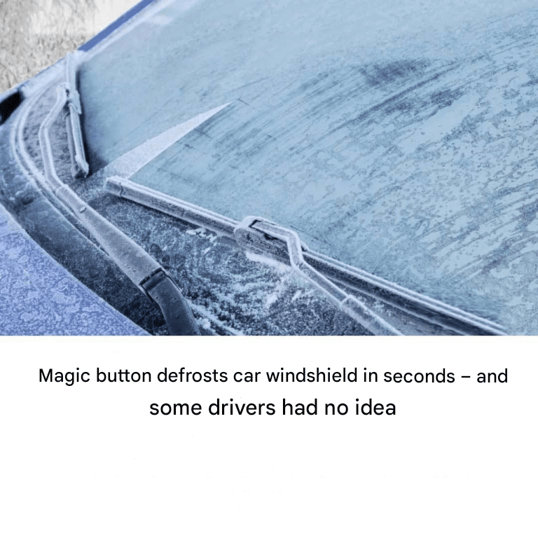 'Magic' button defrosts car windshield in seconds - and some drivers had no idea