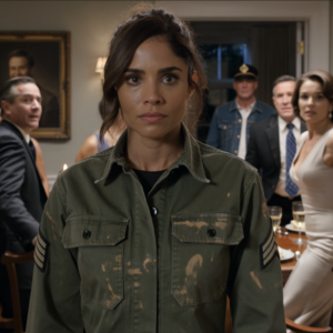 My Fiancé’s Family Took One Look At My Grease-Stained Marine Jacket And Decided I Was The Wrong Woman For Their Son, But The Same Old Man I Stopped To Help On Route 17 Pulled Into Their Driveway Minutes Later—And The Instant He Walked Through That Door, The People Who Had Been Laughing At Me Pushed Back Their Chairs And Stood Up Like They Had Just Realized They’d Made A Very Expensive Mistake