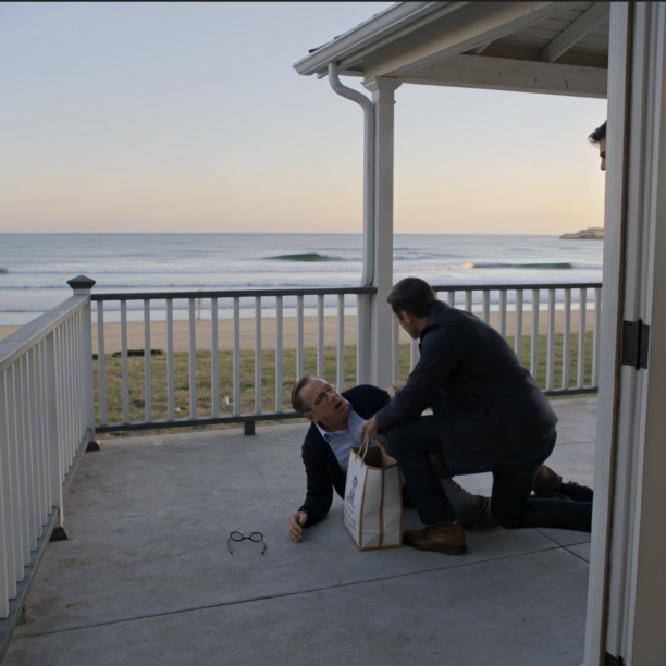 “In the $635,000 seaside house I bought so my father could finally breathe, my stepmother stood in his doorway and screamed, ‘This is my house—get out,’ then my stepbrother shoved him onto the concrete and called him a burden—and the moment I heard her laugh, I knew I hadn’t walked into a family argument. I had walked into a takeover.”