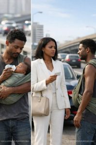 She Handed a Homeless Father Her Credit Card to Prove Everyone Is Selfish—What He Bought Left Her Shattered