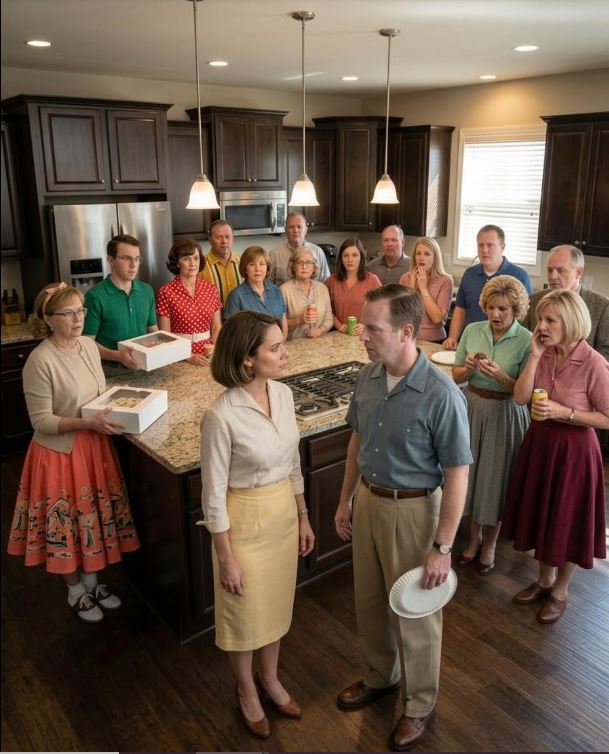 “I said nothing when my husband sneered, ‘From now on, buy your own food—stop living off me!’ So I smiled… and waited. Weeks later, on his birthday, he packed our house with 20 hungry relatives expecting a free feast. But the second they ru