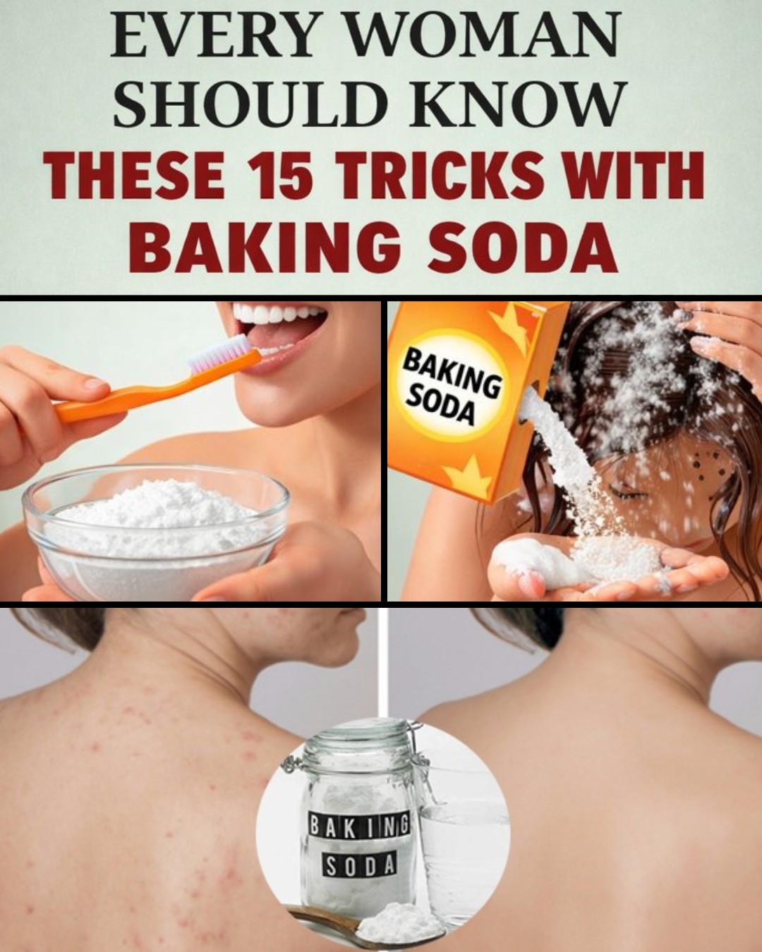 15 Useful Baking Soda Tips Every Woman Can Incorporate Into Her Routine