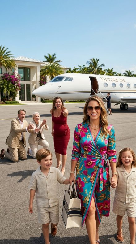 5 minutes after the divorce, I flew abroad with my two kids. Meanwhile, all seven members of my ex-in-law’s family had gathered at the maternity clinic to hear his mistress’s ultrasound results, but the doctor’s words left them stunned.