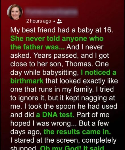 How did my friend’s son have my family’s unique birthmark? The answer was more twisted than I imagined.