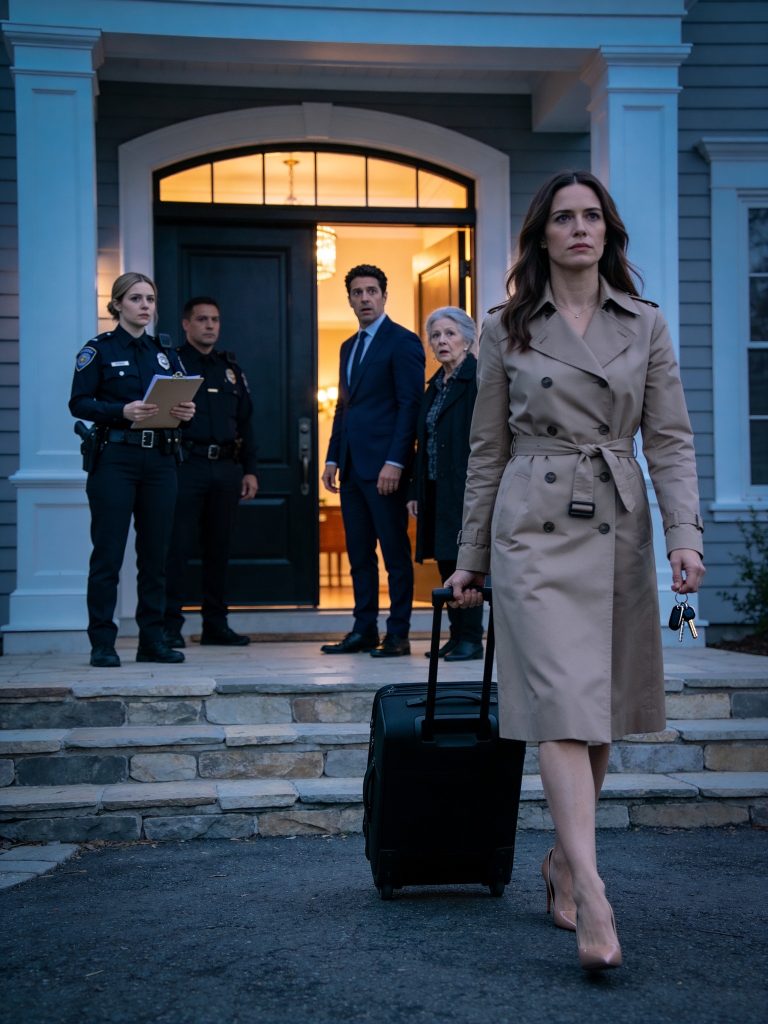 I returned from my trip and my key wouldn’t fit in the lock. I called Andrew, my husband, trembling with rage: “What’s going on?” He answered mercilessly: “The house is gone for you. I filed for divorce. It’s all for your own good.” I smiled, hung up without another word, and texted my lawyer: “They took the bait. File absolutely everything now.” He thought he had destroyed me, but he didn’t know my final move was just beginning.