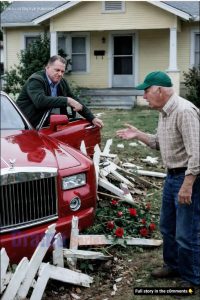 A Rich Man Crashed His Rolls-Royce Into My Fence and Refused to Pay—What I Found in My Yard the Next Morning Left Me Speechless