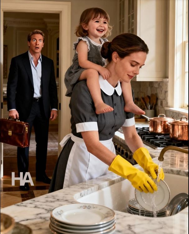 YOU CAME HOME EARLY… AND ALMOST FAINTED WHEN YOU HEARD YOUR SILENT DAUGHTER LAUGHING IN THE KITCHEN