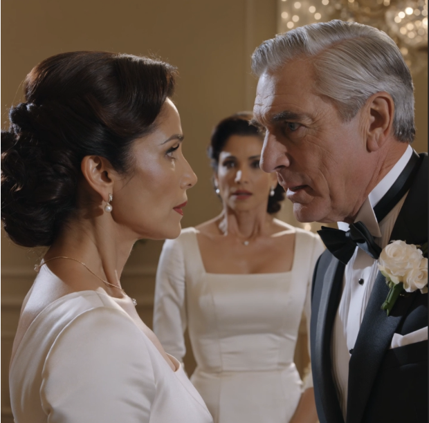At my daughter’s wedding, her new father-in-law took the microphone, smiled at four hundred guests like he owned the room, and told them to applaud the single mother who somehow managed to raise a child but never learned how to raise herself — but the second I asked him if he even knew who I was, the color drained from his face, and I realized he was not afraid of my anger at all. He was afraid I remembered his real name.