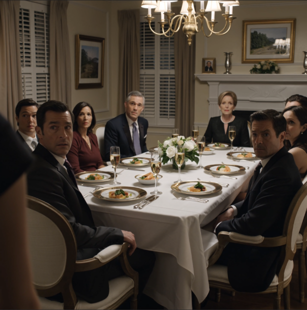 “Your brother’s future in-laws are elite, and you’ll embarrass us if you walk into that room,” my father said at the front door while white tablecloths waited inside, champagne glasses caught the light, and my pressed dress uniform sat folded in the trunk of my car like a truth my family only wanted when it made them look good.